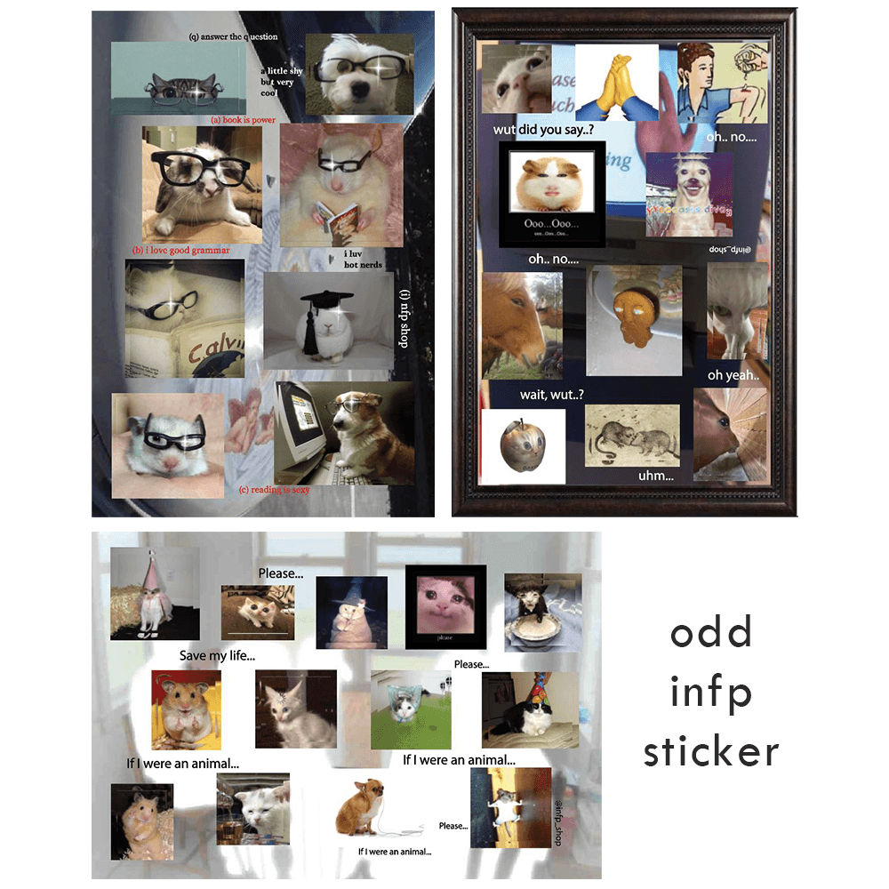 ˚✧₊⁎odd infp Sticker...  · ₊ ˚𓂃 ⁎⁺˳✧༚