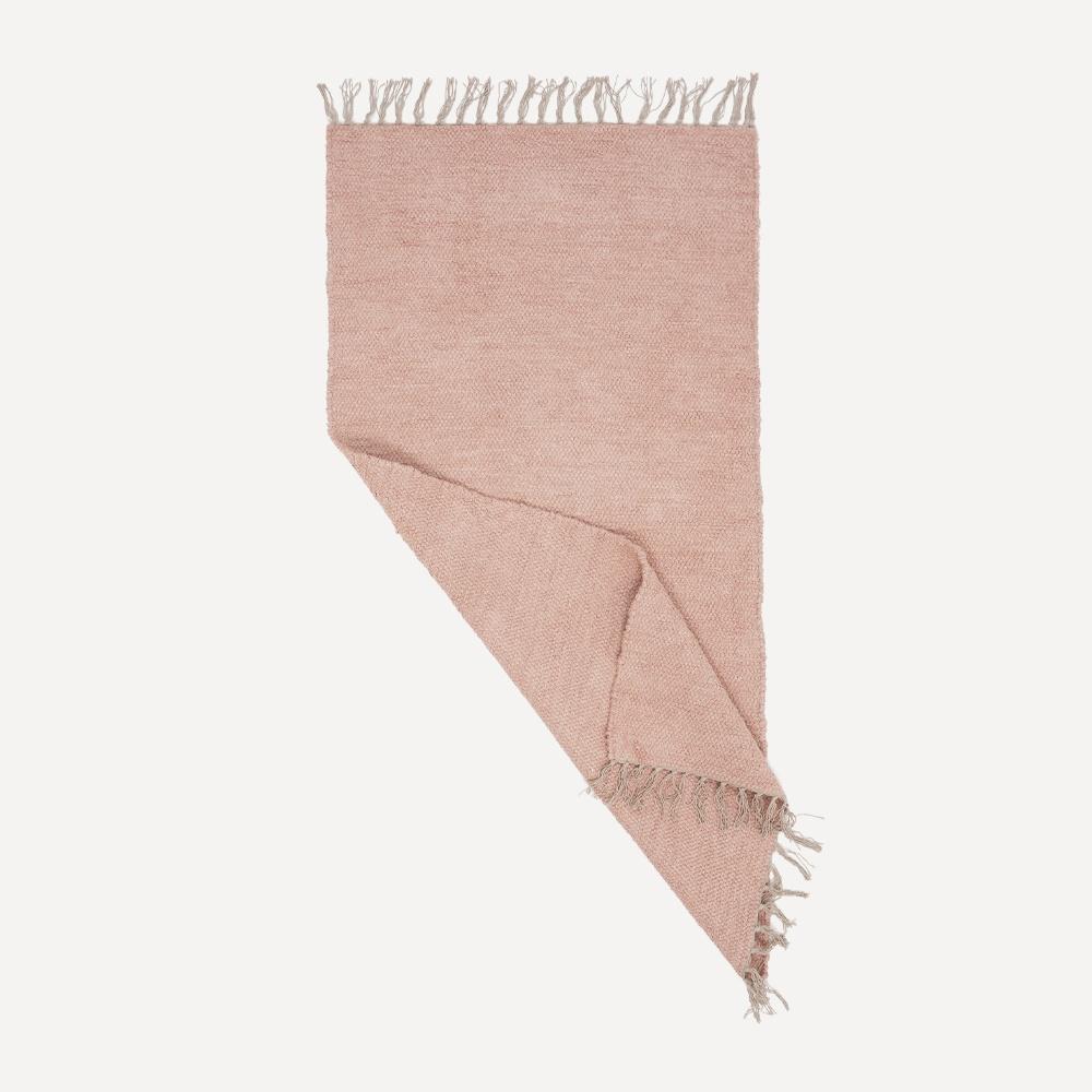 Natural Cotton Rug - 내추럴 코튼 러그 Salmon Pink 2Size
