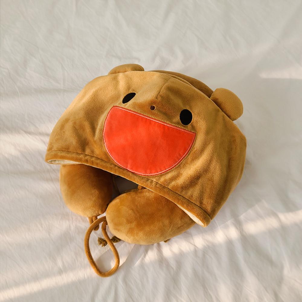 바들바들 동물콘 부드라미 안아줘요 목쿠션 35cm  안아줘요 봉제 목쿠션