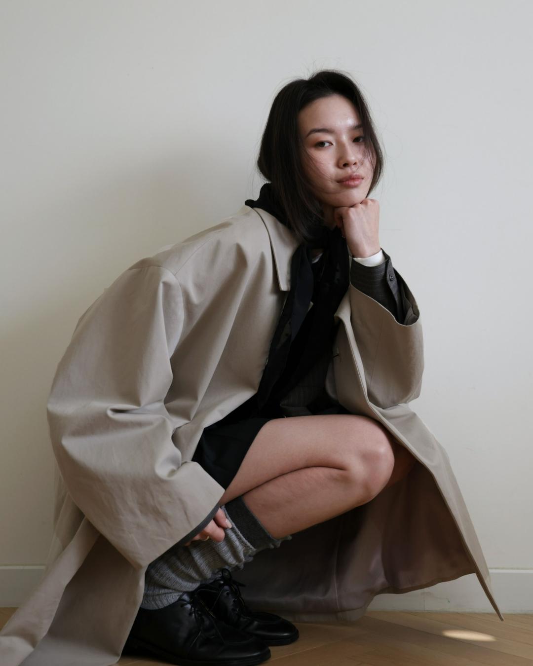 Bronte 브론테 하프 코트 - beige