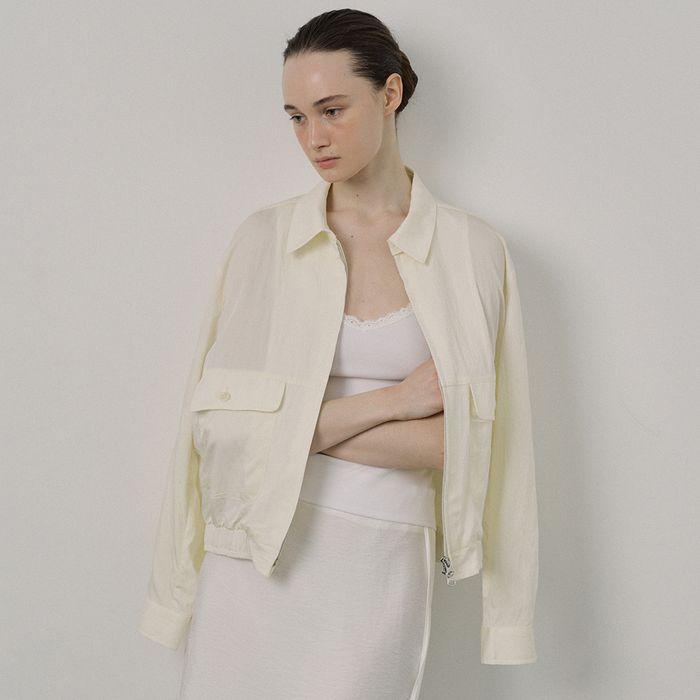 Parma summer swing top blouson (Cream)