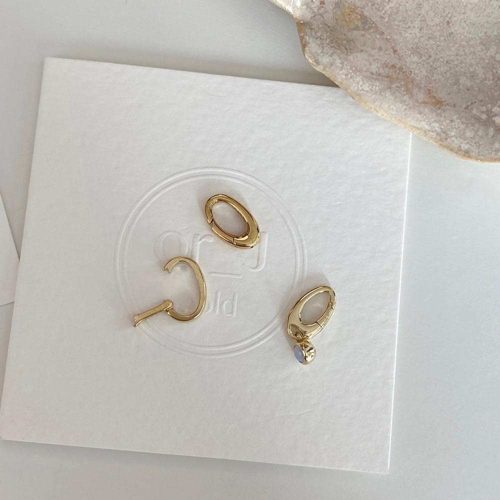 14k 18k 미니펜던트 카라비너 링커 푸시장식 똑딱이장식 딸랑이 참 메달 [오알제이]