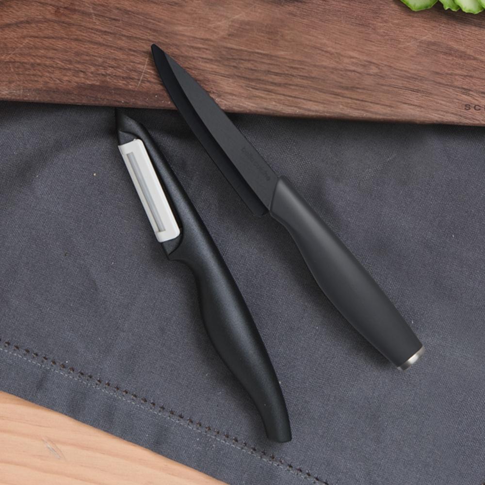 벨라쿠진 블랙 세라믹 과도 20cm+필러 19cm 세트
