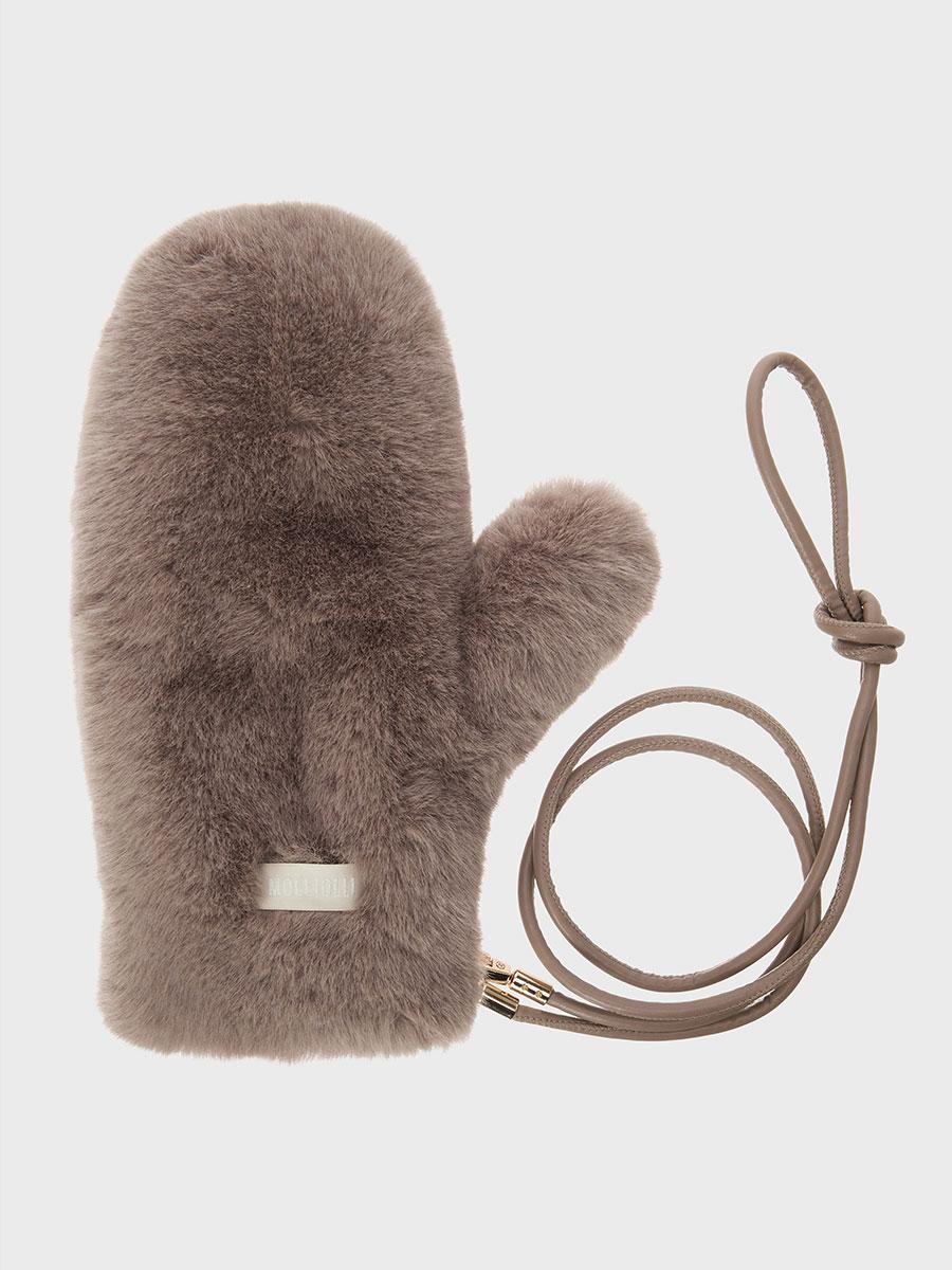 BEAR BEAR reversible mittens [taupe]