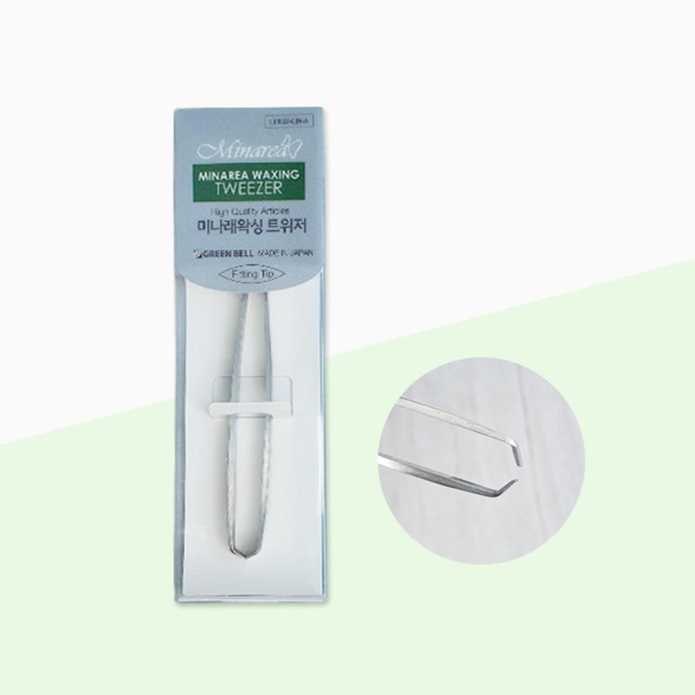 왁싱 전용 그린벨 트위저 잔털 제거용 족집게