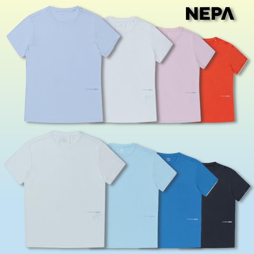 네파 티셔츠 냉감 쿨 반팔 기능성 등산티셔츠 쿨링 라운드 메쉬 남성 여성