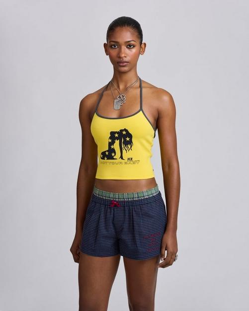 Ice Studios Triple Strap Halter Top