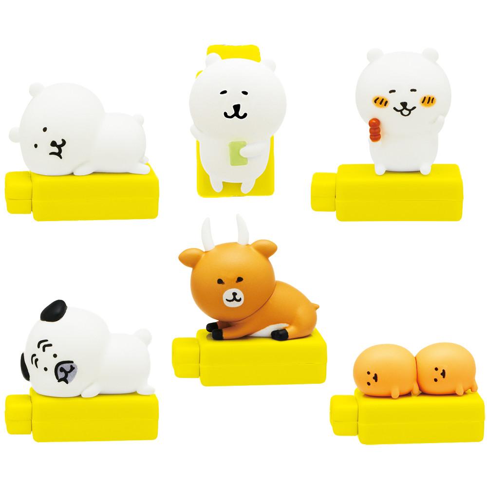 나가노의 곰 가챠 농담곰 스마트폰 케이블 커버 피규어