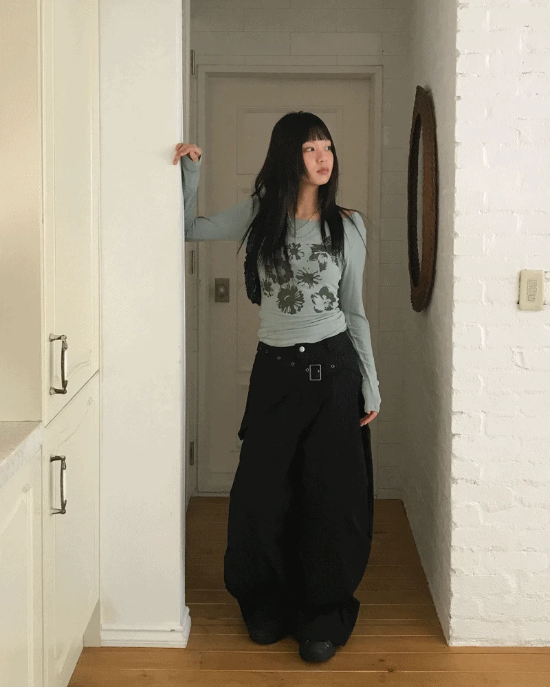 [MD PICK!] FLOWER LONG SLEEVE T