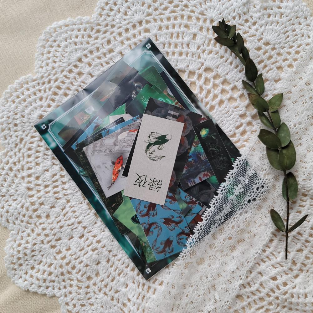 [7월 하프신상]녹색의밤 중경삼림 조각 스티커팩 40매 세트