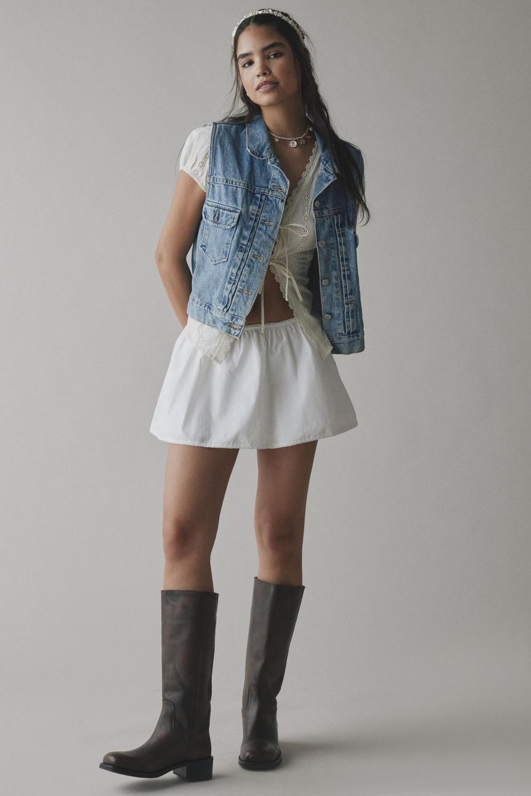 Kimchi Blue Secret Garden Eyelet Lace Tie-Front Bed Jacket