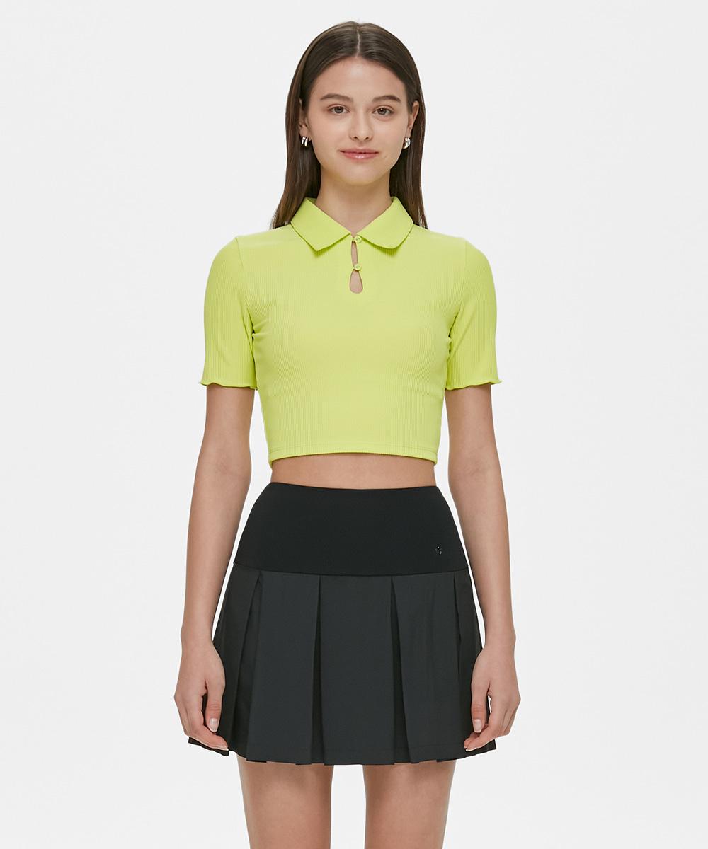 카라 숏 슬리브 AWSDTS143