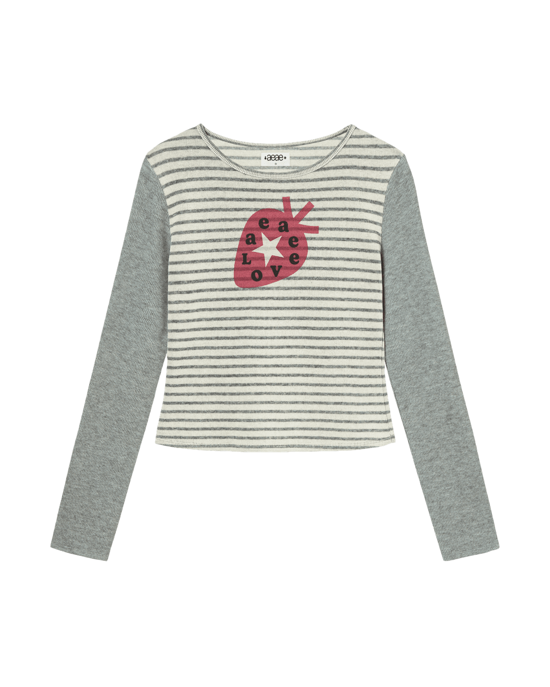 [9/19 예약발송] STRAWBERRY TEE [GREY]