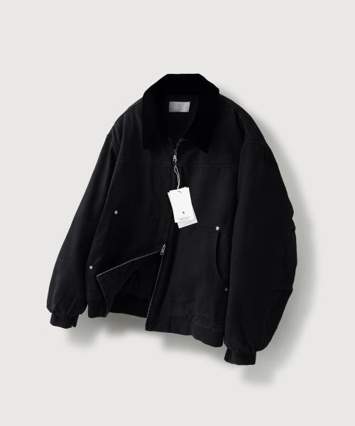 피그다잉 워크 자켓 블루종_Black