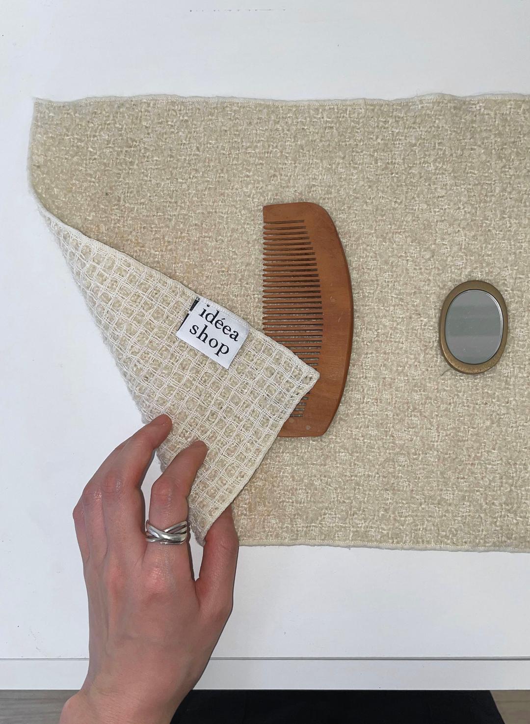 Boucle objet mat - ivory