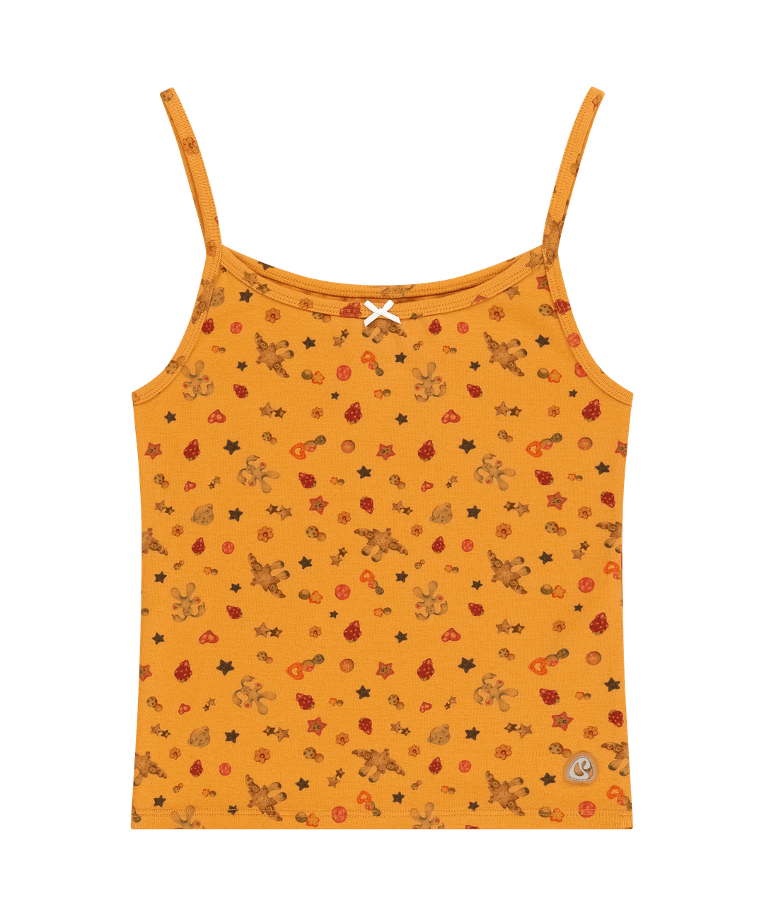 EMA TINY FRIENDS SLEEVELESS MUSTARD