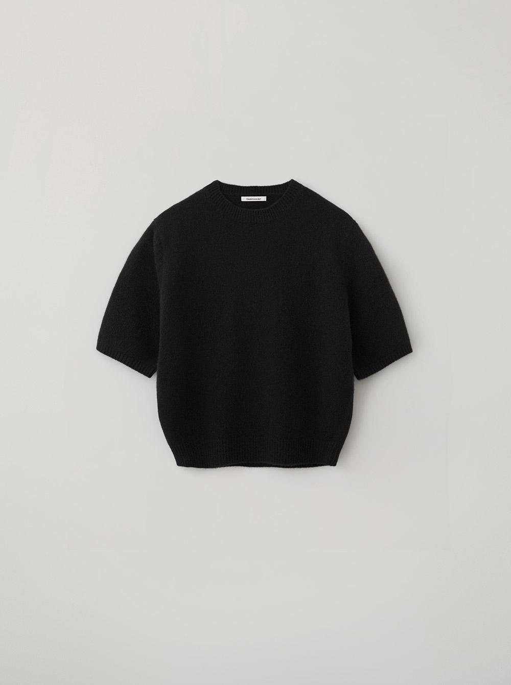 HALF KNIT_BLACK