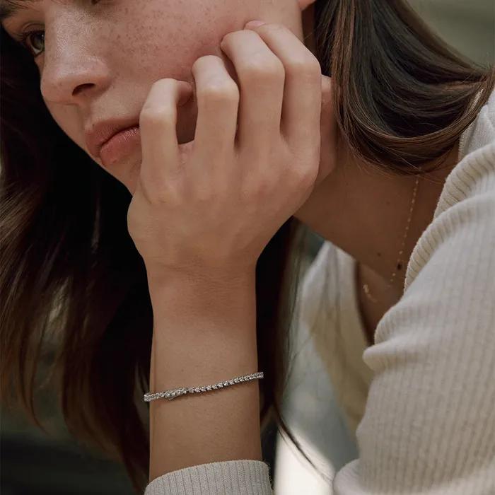 [925 silver] Huit.silver.69 / anse dew bracelet