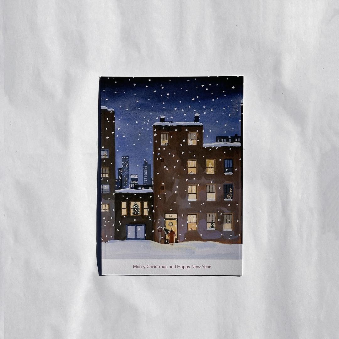 ‘I’m Home’ Christmas Card By Seula Yi, Graphicabulary