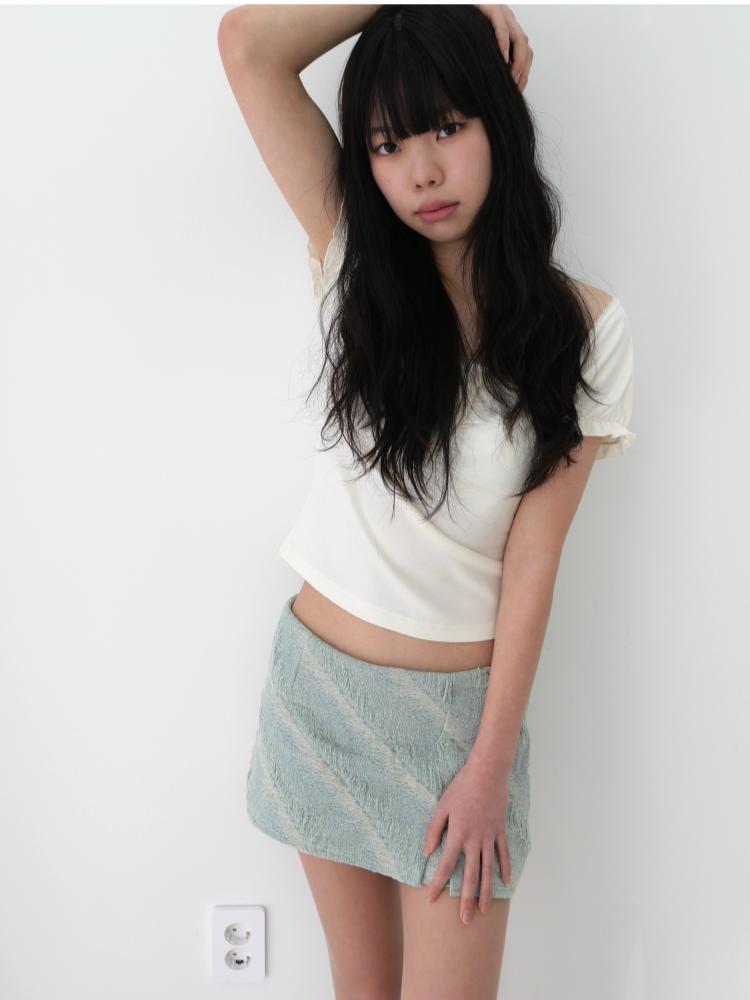 시에세이치 gradation skirt pants