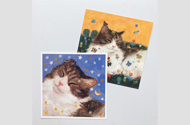 [쉬시턴] 꿈꾸는 고양이 세트 (2장)