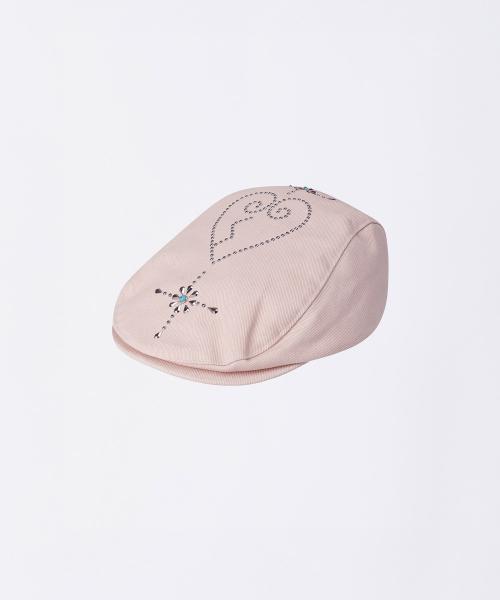 Boho Stud Hunting Cap Dusty Pink