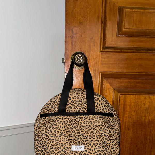 Leopard tote bag