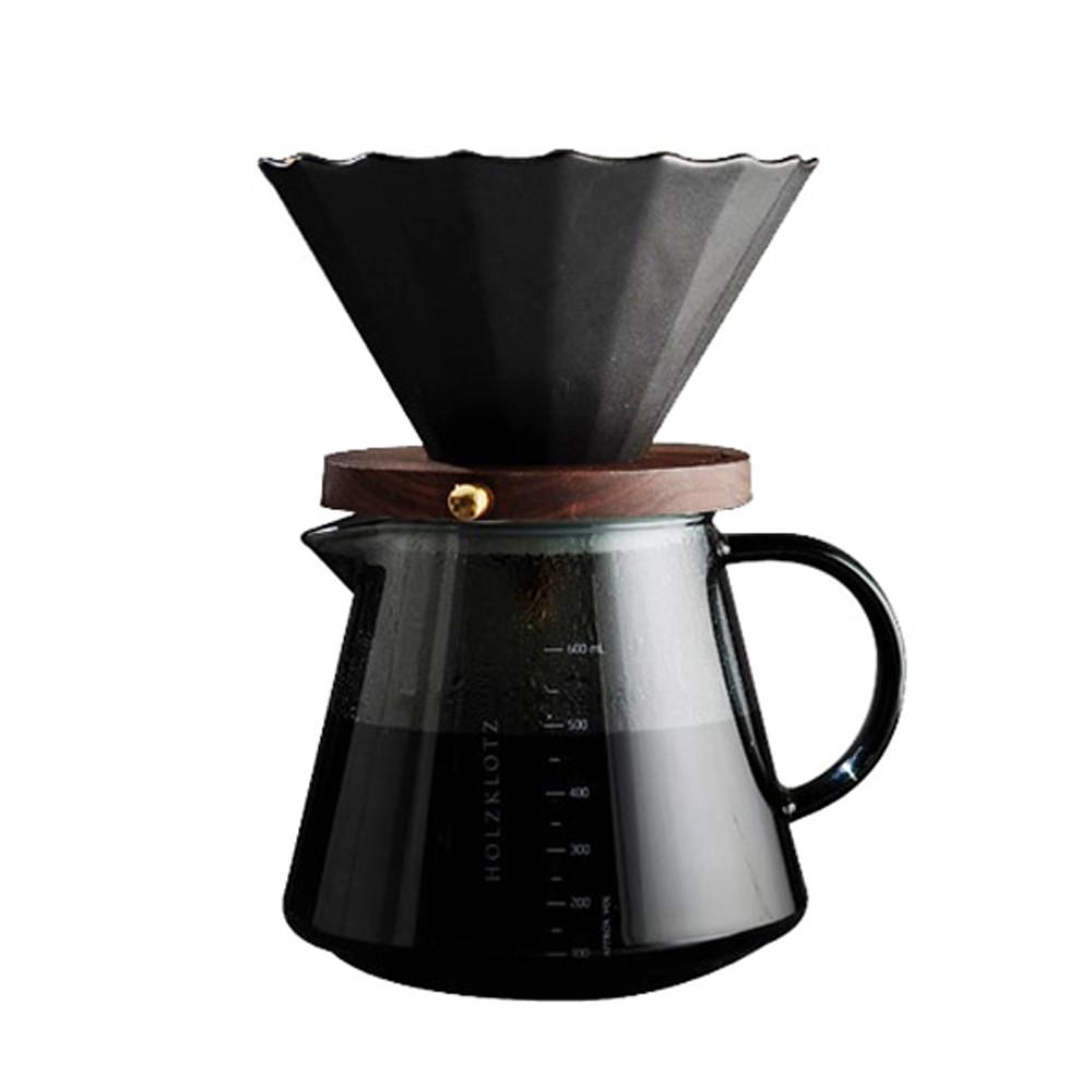 홀츠클로츠 A27 커피드리퍼 블랙에디션  핸드드립세트 국산 도자기드리퍼  커피추출기 1~2인용