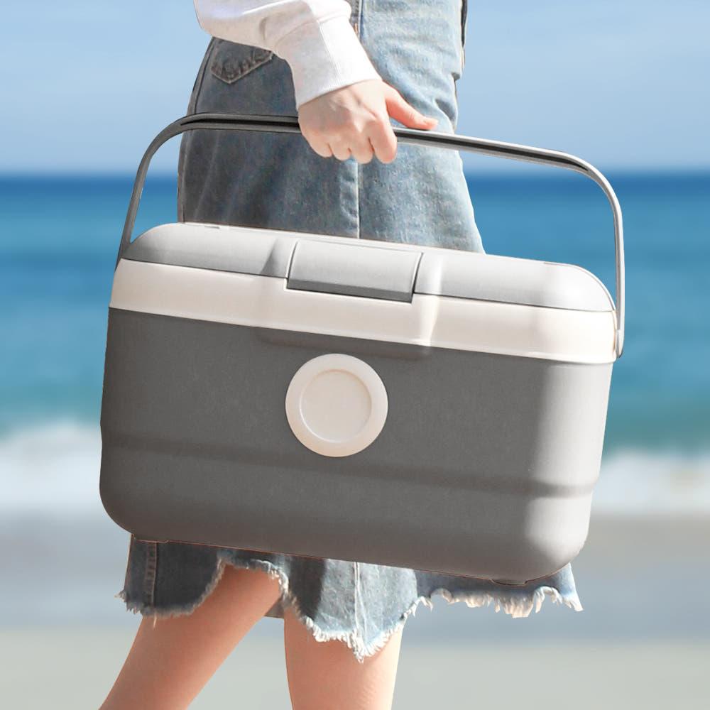 휴대용 보냉 도트 캠핑용 아이스박스 21L