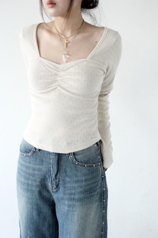 punching square tee (3color)
