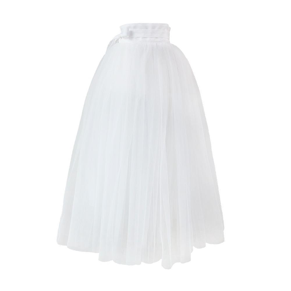 샤 허리치마 [화이트]