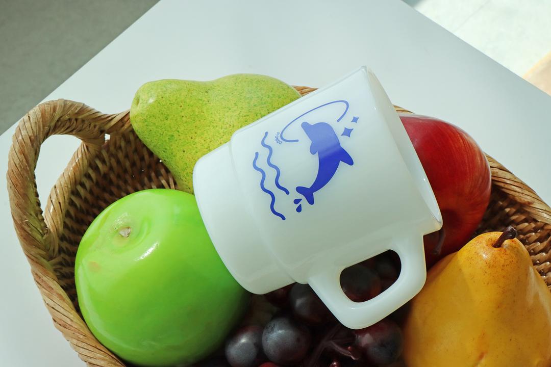 Summer Lover 💙 밀크 글라스