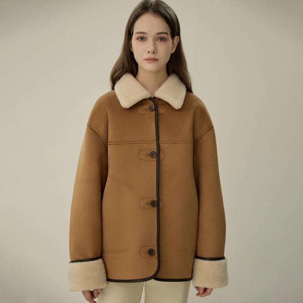 [10월 29일 순차출고 예정] Soutien collar mustang half coat_3Color