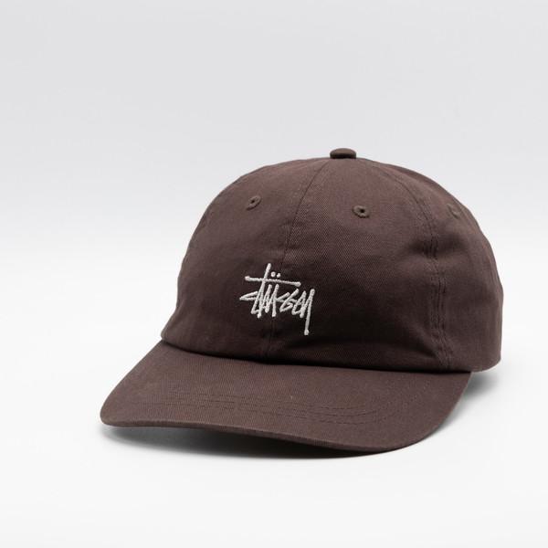 STUSSY LOGO BROWN HAT