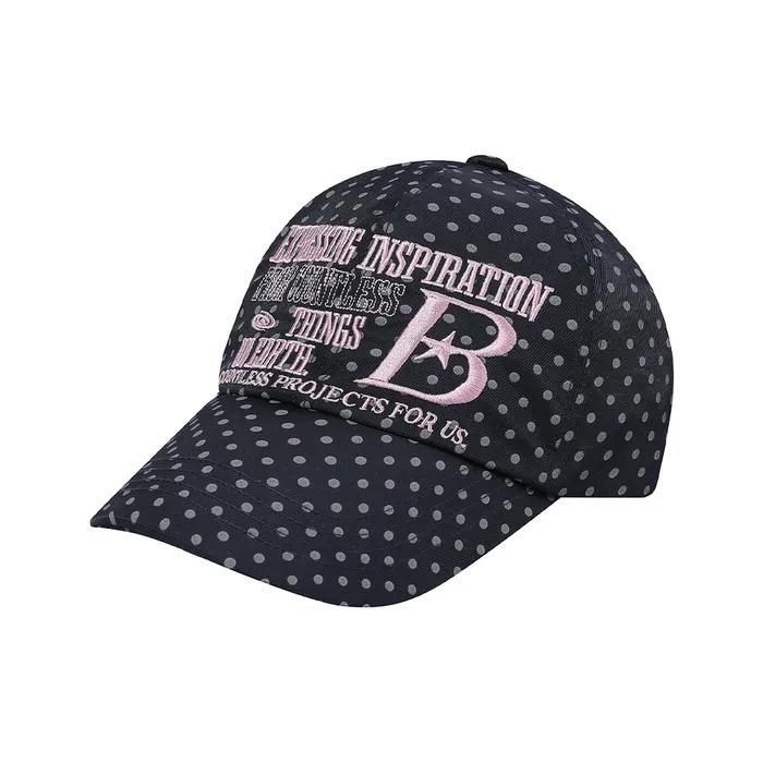 B LOGO 볼캡 [도트 네이비]
