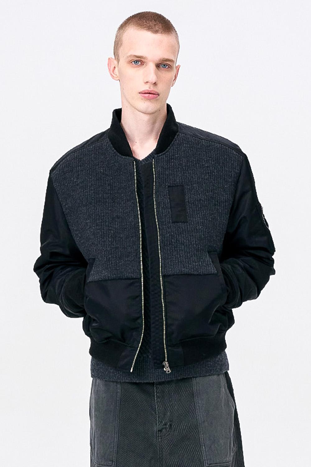 JASMINE MIX MA-1- BLACK