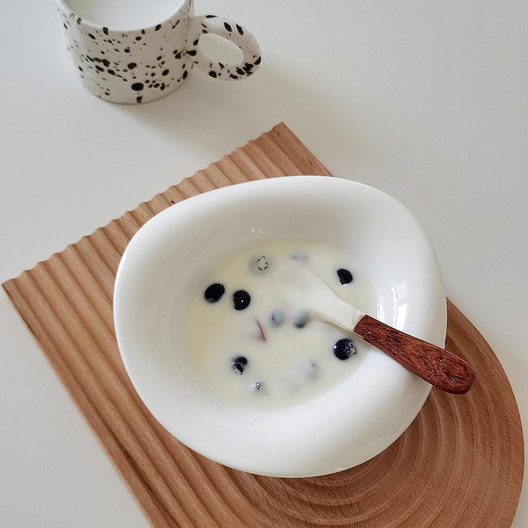 화이트 웨이브 요거트볼 샐러드 접시