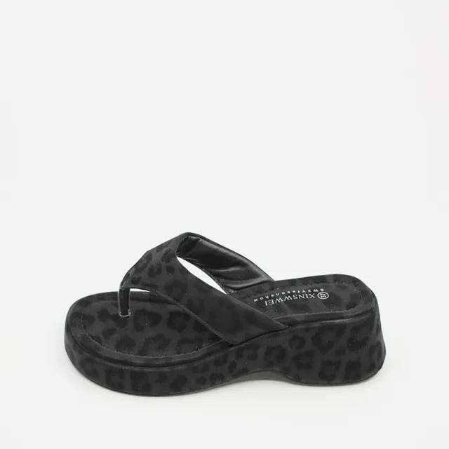 LEOPARD FLIP-FLOPS SLIPPER (2COLOR)