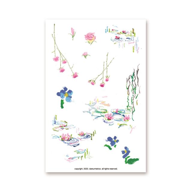 drawing tattoo sticker 09 / 다름타투 습식 타투스티커