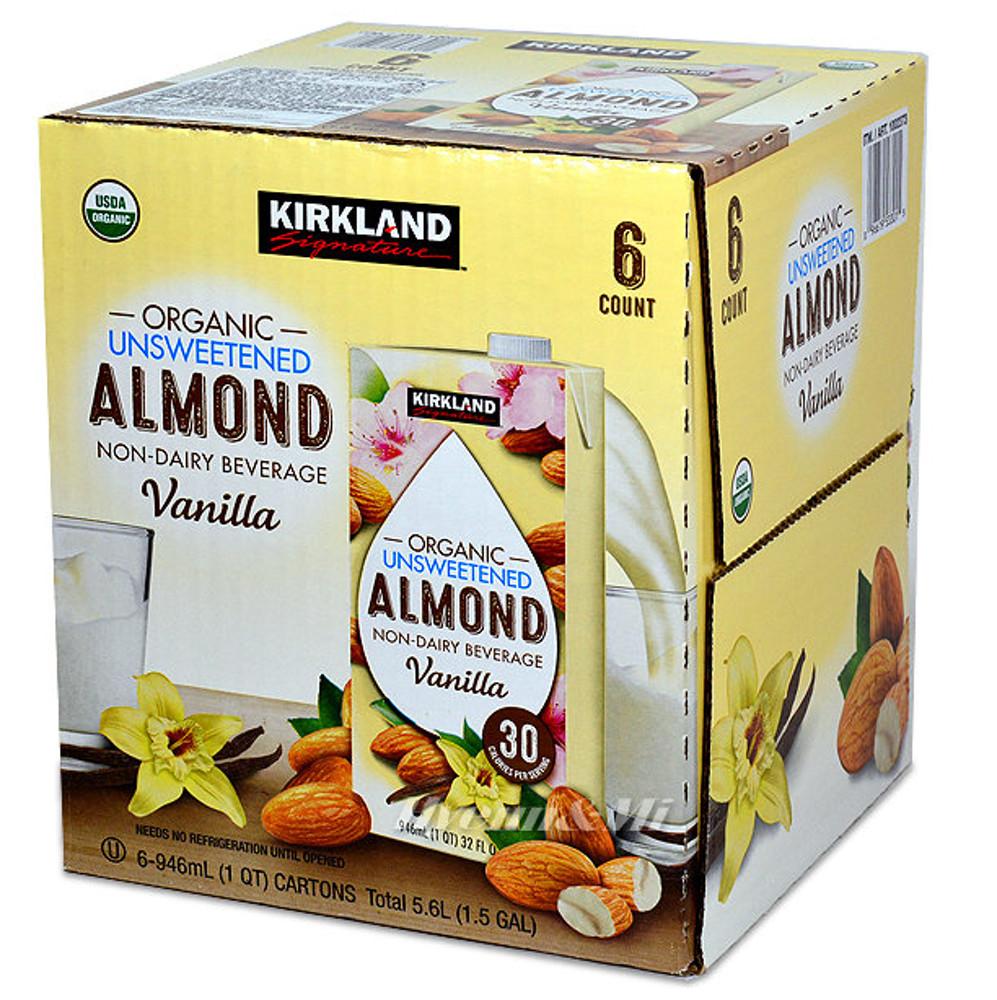 커클랜드 유기농 아몬드밀크 946ml x 6 다이어트 36 아몬드 우유 코스트코 락토프리