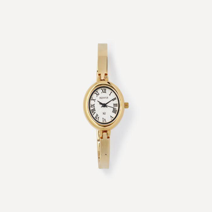 [4차리오더]CLASSIC ELLIPSE BANGLE WATCH (GOLD)