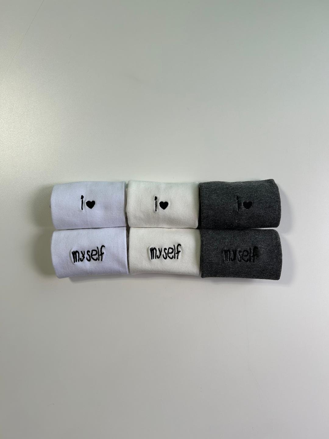 Slogan Socks (3pack)