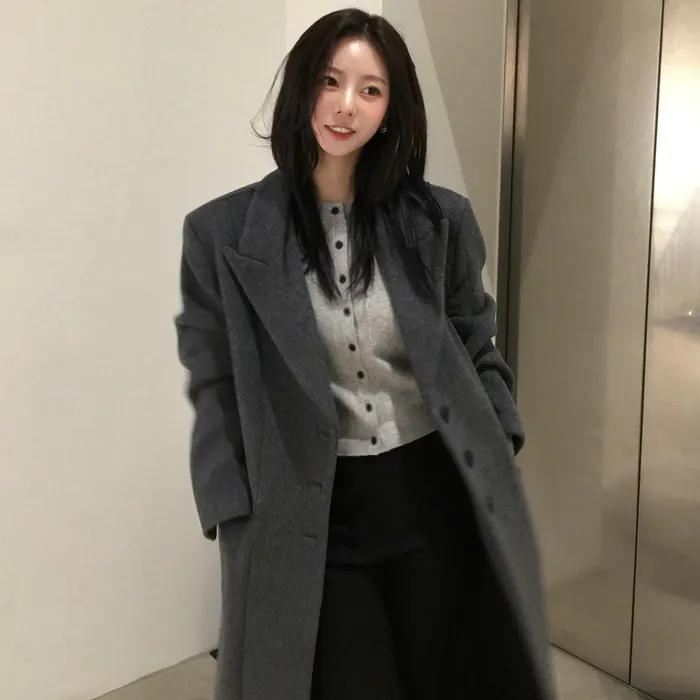 [울마크/길이선택/1차리오더][29CM 단독]울 캐시미어 카라 배색 롱코트_3 colors