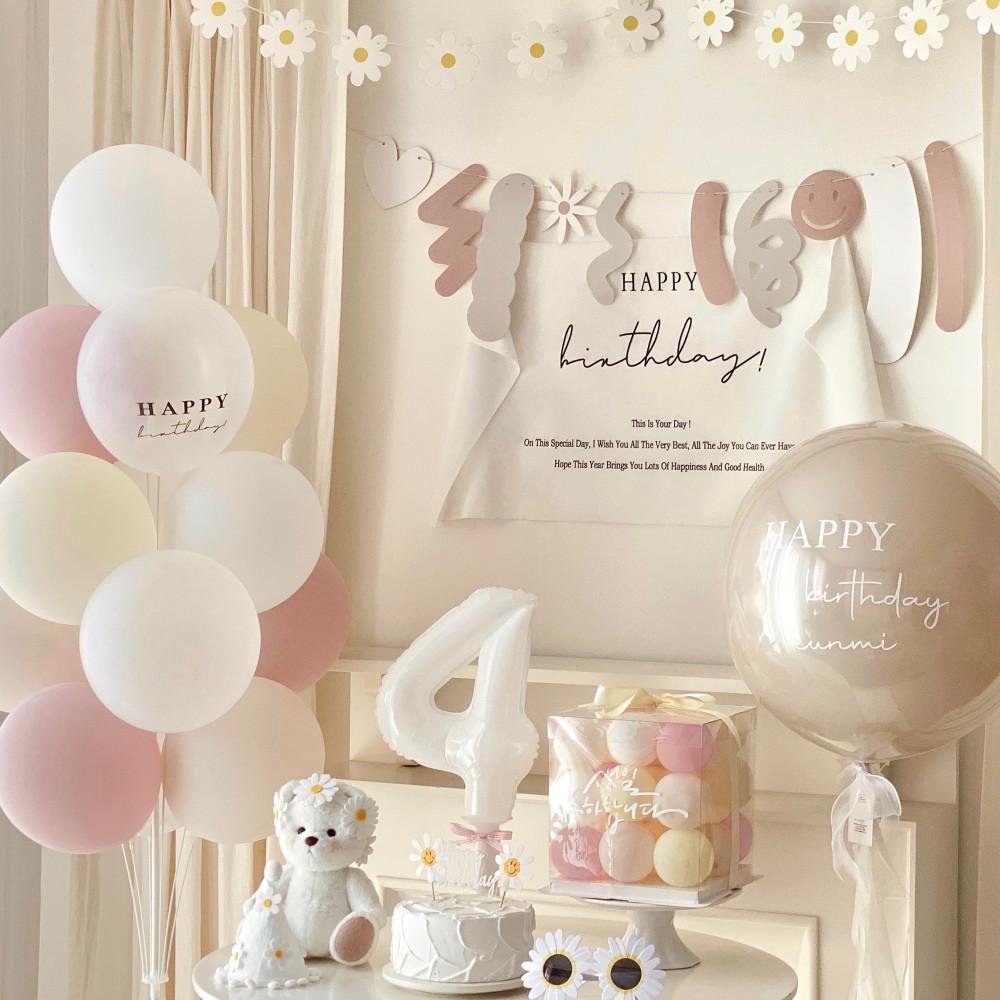 가로 레터링 생일 포스터 [생일파티 해피벌스데이 이벤트 현수막  포토존 용품]