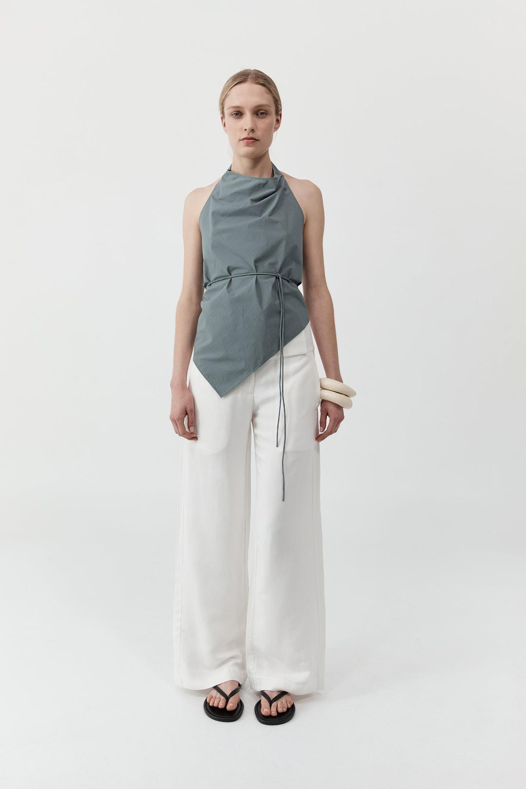 Cotton Tie Top - Stormy Weather - XXS