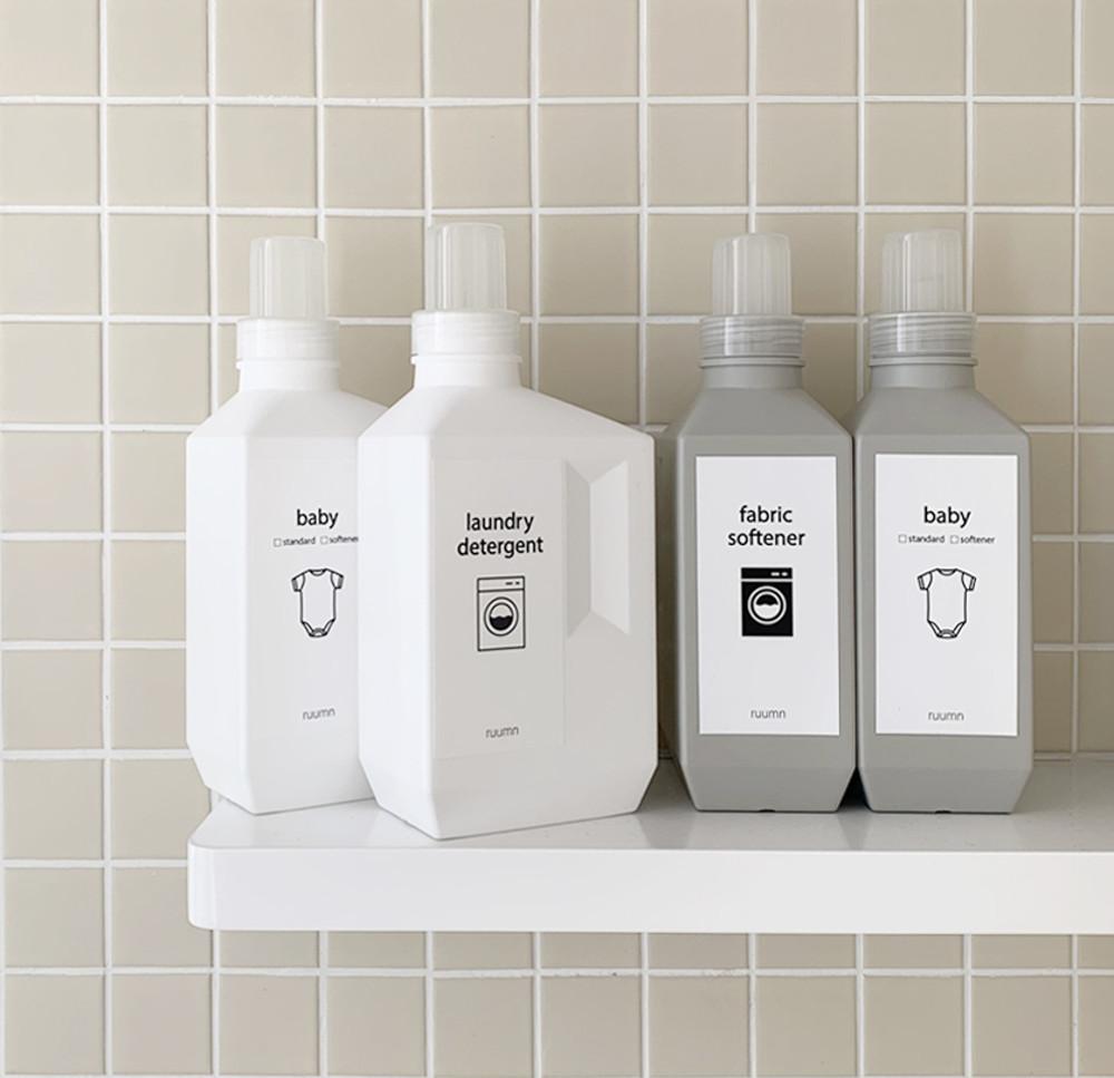 뉴앤룩 세탁세제 소분용기 베이킹소다 섬유유연제 리필공병