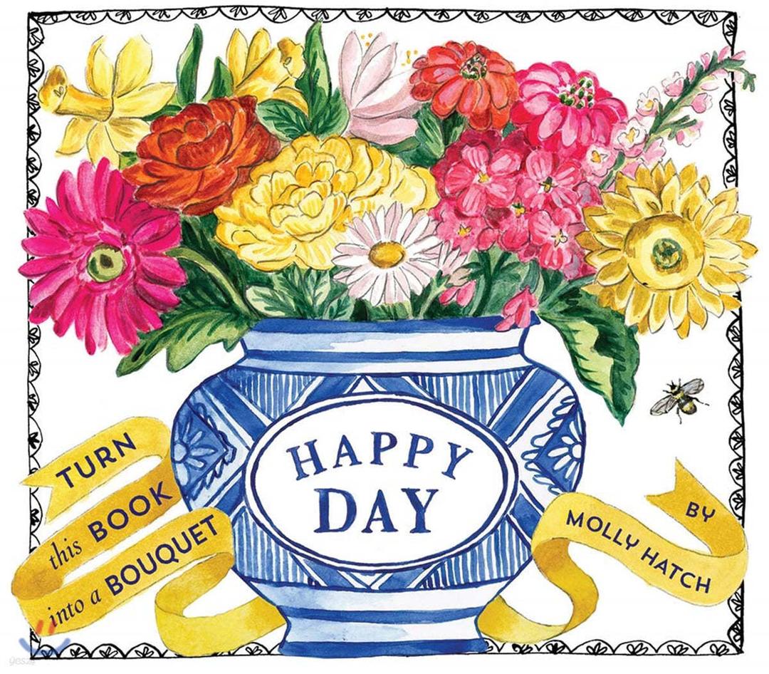 Happy Day (Uplifting Editions): A Bouquet in a Book (부케북 / 팝업북) - 예스24