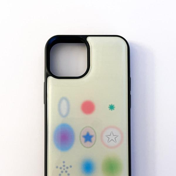 colorful star pattern (yellow) - epoxy