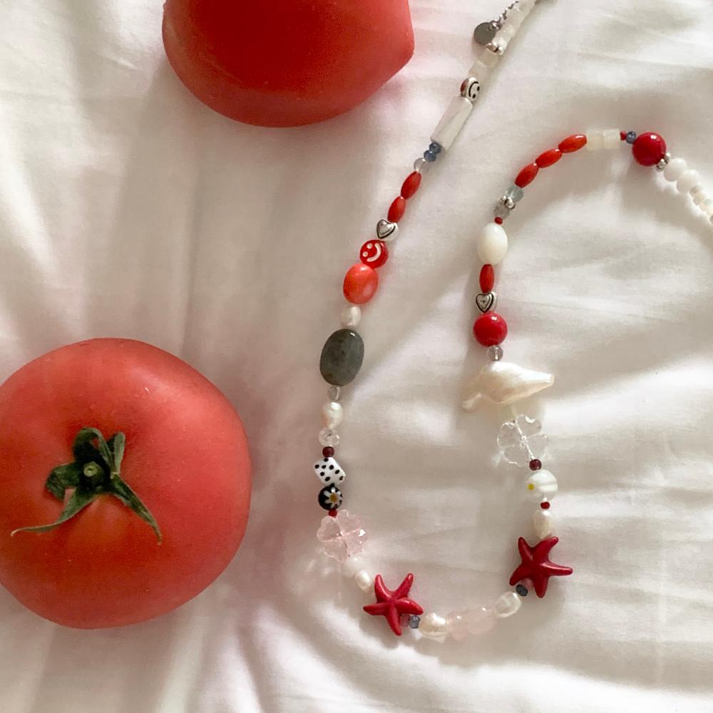 CHACHA x OJO 원석 디자인 목걸이