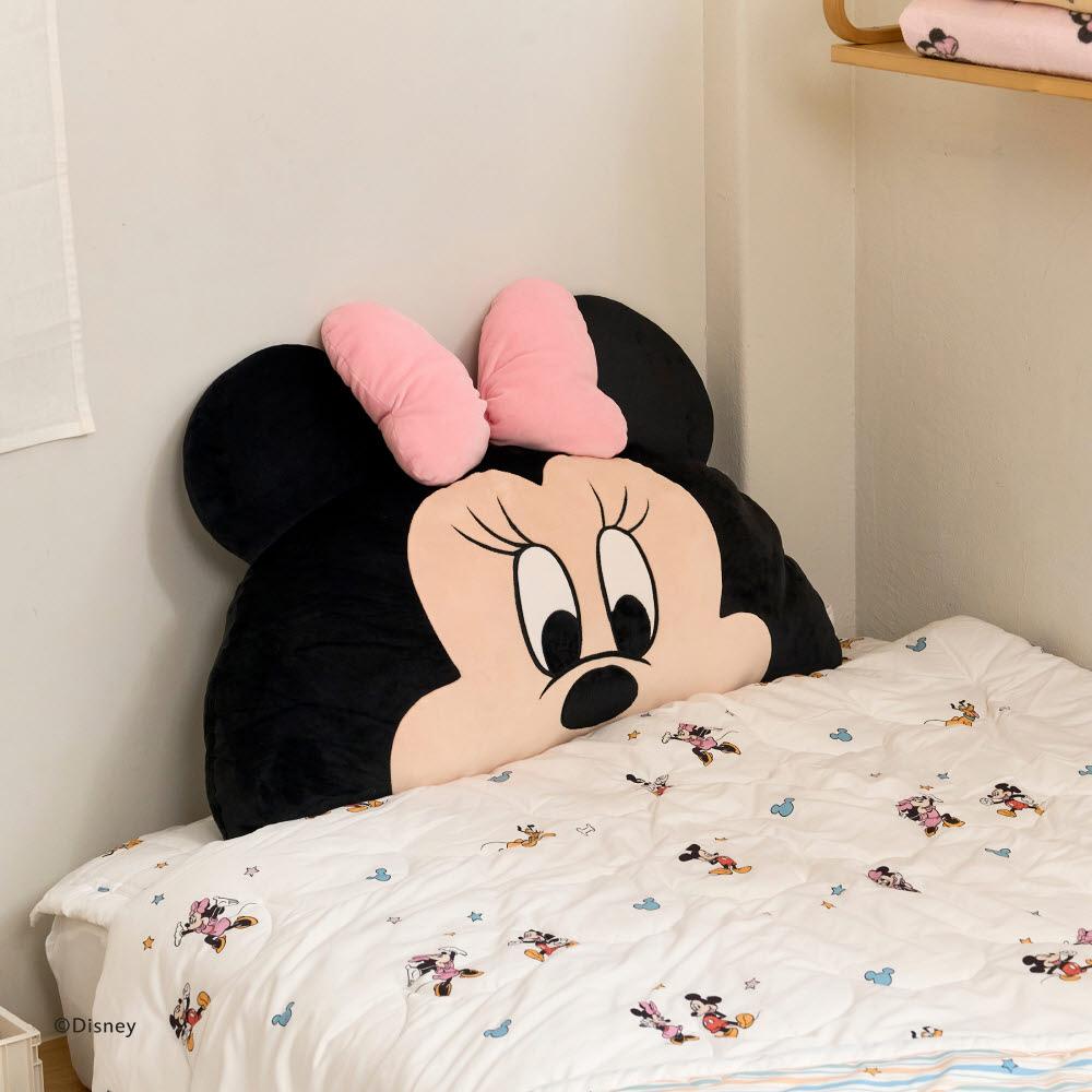 [디즈니] 미니 헤드 등쿠션 82x51